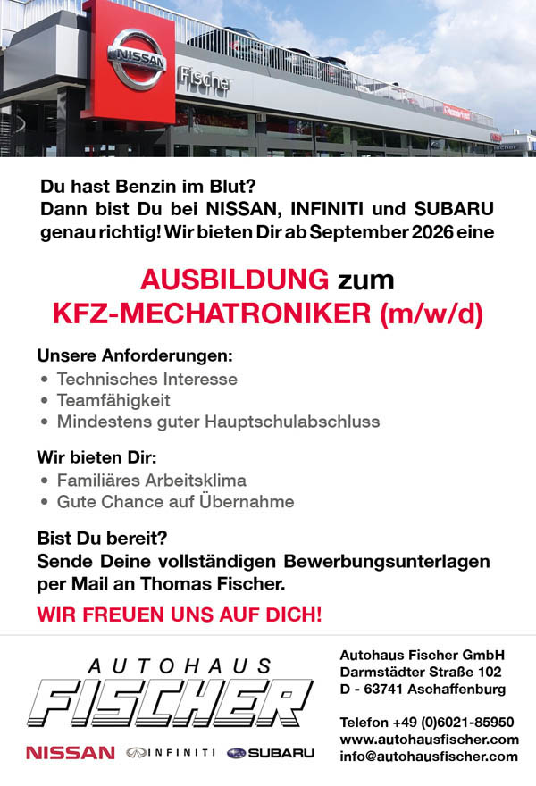 Ausbildung zum KFZ-Mechatroniker